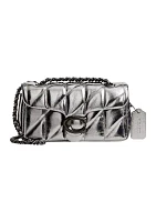 Quilted Metallic Tabby Shoulder Bag with Chain