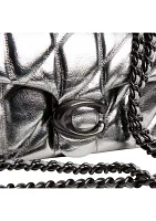 Quilted Metallic Tabby Shoulder Bag with Chain