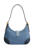 Hamptons Hobo Bag Crystal Signature Jacquard