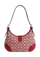 Hamptons Hobo Bag in Signature Textile Jacquard 