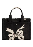 Cargo Tote Bag 20 with Bow Print