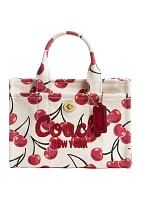 Cargo Tote Bag 20 with Cherry Print