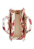 Cargo Tote Bag 20 with Cherry Print