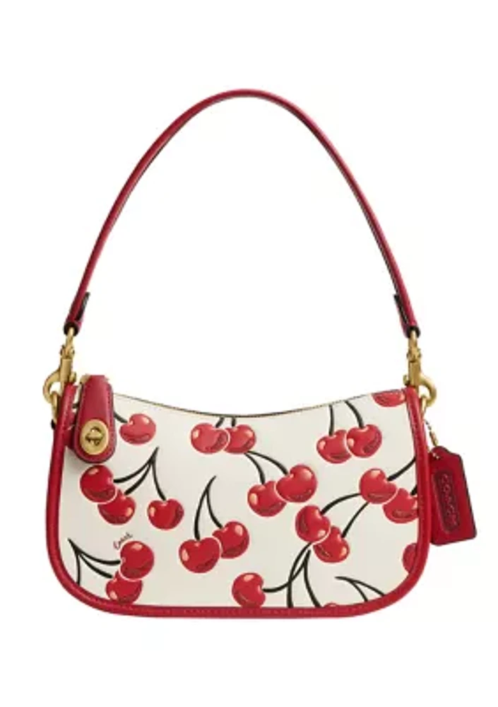 Swinger Bag with Cherry Print