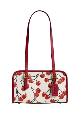 Swing Zip Bag with Cherry Print