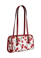 Swing Zip Bag with Cherry Print