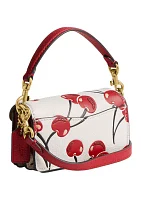 Tabby Bag 12 with Cherry Print