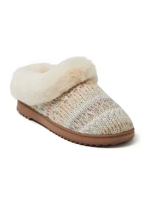 Hannah Festive Knit Clogs