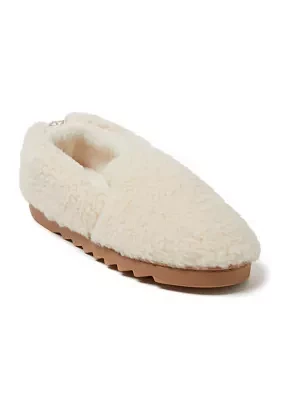 Candace Teddy Close Back Slippers