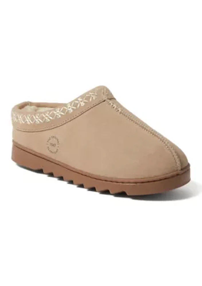 Doreen Genuine Suede Clogs