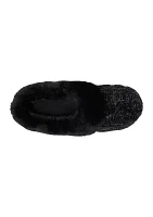 Claire Cable Knit Chenille Clogs