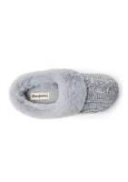 Claire Cable Knit Chenille Clogs