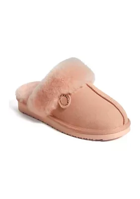 Sydney Genuine Shearling Scuff Slippers