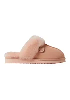 Sydney Genuine Shearling Scuff Slippers