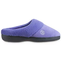 isotoner Women’s Microterry Sport Hoodback Slippers