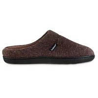 isotoner Men's Preston Heather Knit hoodback Slippers