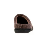 isotoner Men's Preston Heather Knit hoodback Slippers