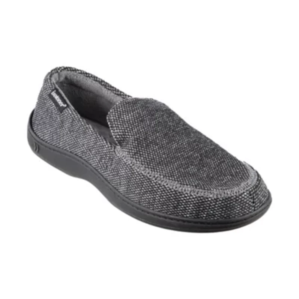 isotoner Men's Javier Mesh Closed Back Slippers