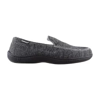 isotoner Men's Javier Mesh Closed Back Slippers