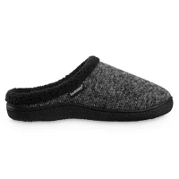 isotoner Men's Advanced Memory Foam Herringbone Harvey Hoodback ECO Comfort Slippers