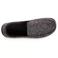 isotoner Men's Advanced Memory Foam Herringbone Harvey Moccasin ECO Comfort Slippers