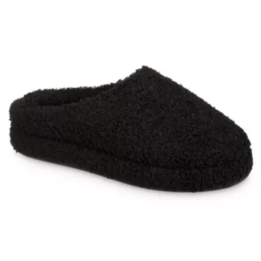 Women's Berber Fiona Clog Slippers with Memory Foam and Indoor/Outdoor Sole