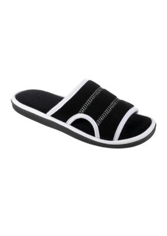 Micro Terry Vented Slide Slippers