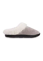 Boxed Shine Chenille Hoodback Slippers