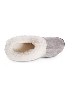 Boxed Shine Chenille Hoodback Slippers