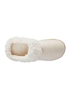 Women's Quilted Louise Velour Hoodback Slippers