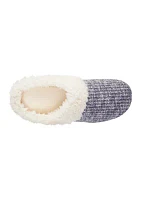 Boxed Caroline Sweater Ribbed Hoodback Slippers