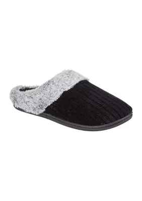 Boxed Carmen Chenille Hoodback Slippers