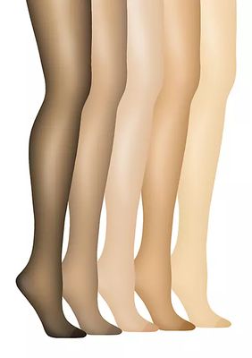 Silk Reflections Plus Control Top Enhanced Toe Pantyhose