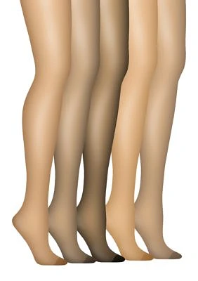 Silk Reflections Non Control Top Reinforced Toe Pantyhouse