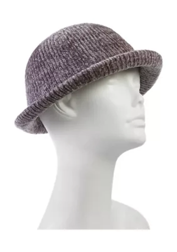 Women's Recycled Chenille Bowler Hat