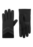 Women's Spandex Gloves with Rib Knit