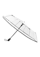 Totes Ultra Clear Auto Open Umbrella