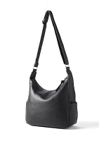 Curved Pocket Hobo Bag