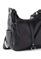 Curved Pocket Hobo Bag