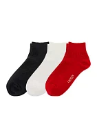 Cable Ankle Socks - 3-Pack 