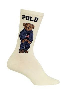  Women's Americana Bear Crew Socks  