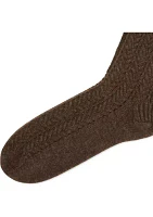 Open Texture Crew Socks 