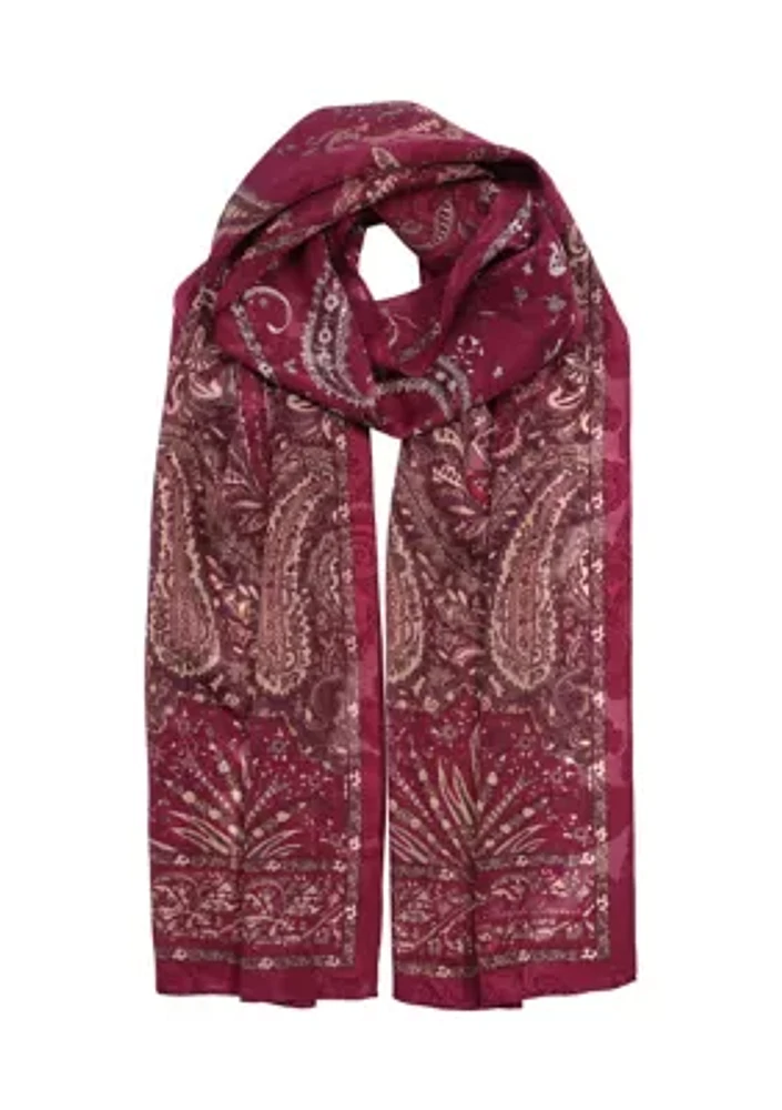 Paisley Oblong Scarf