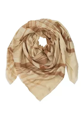 Lightweight Woven Square Scarf