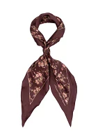  Floral Large Diamond Scarf