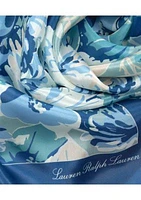 Garden Floral Square Scarf