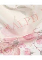 Rose Floral Oblong Scarf