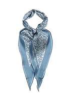 Floral Small Diamond Scarf