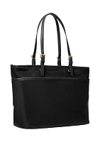 Winston Large Top Zip Multi Function Pocket Tote