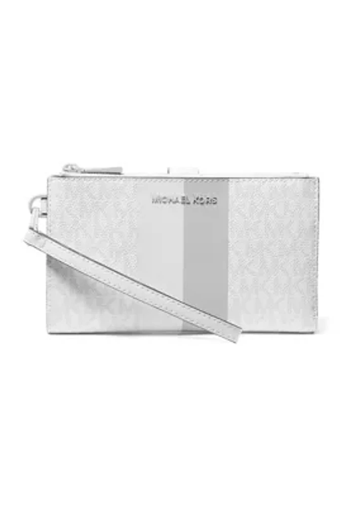 Jet Set Double Zip Wristlet